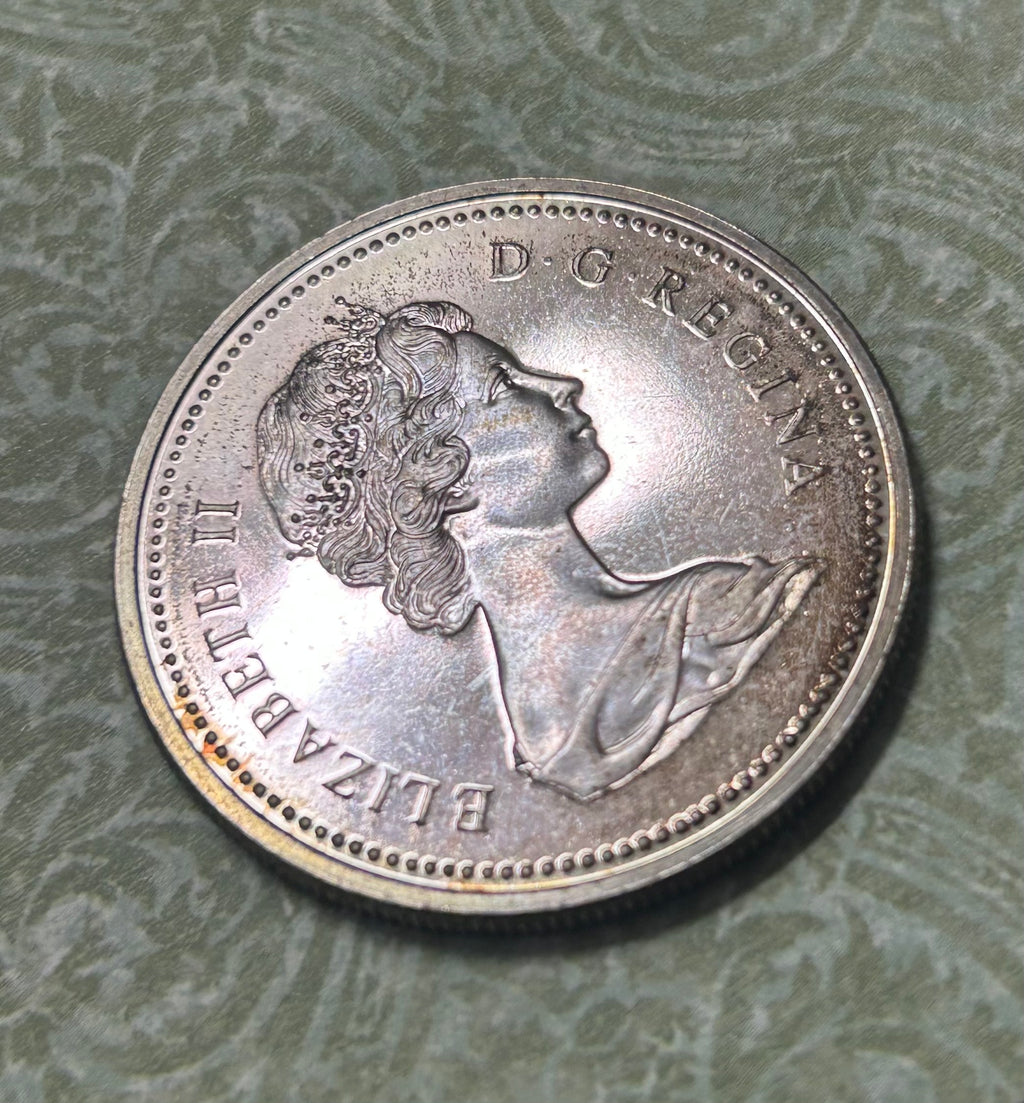 1971 British Columbia Centennial Canadian Silver Dollar