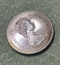 1971 British Columbia Centennial Canadian Silver Dollar