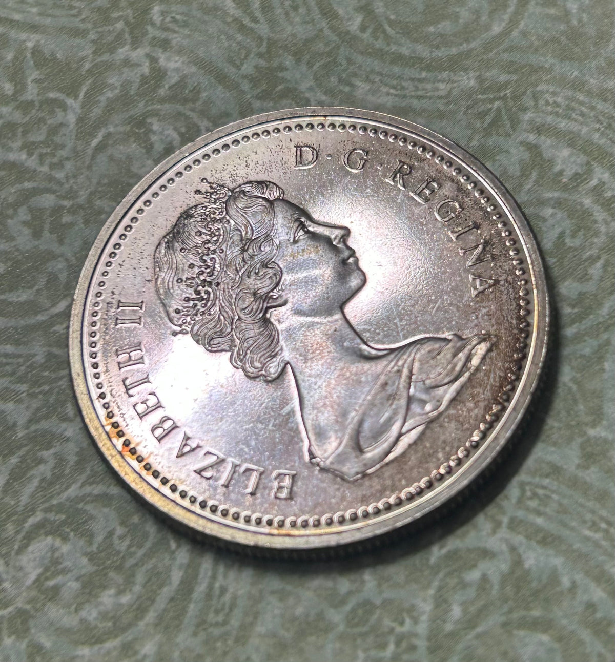 1971 British Columbia Centennial Canadian Silver Dollar