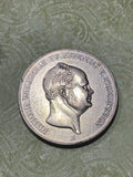 Two Thaler coin from 1856 Prussia