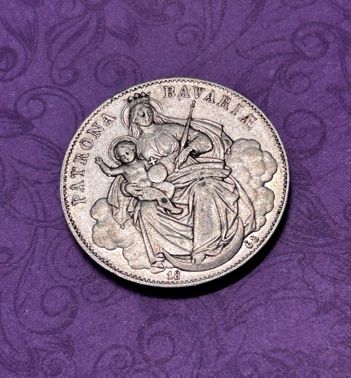 1868 Bavarian Madonna Thaler