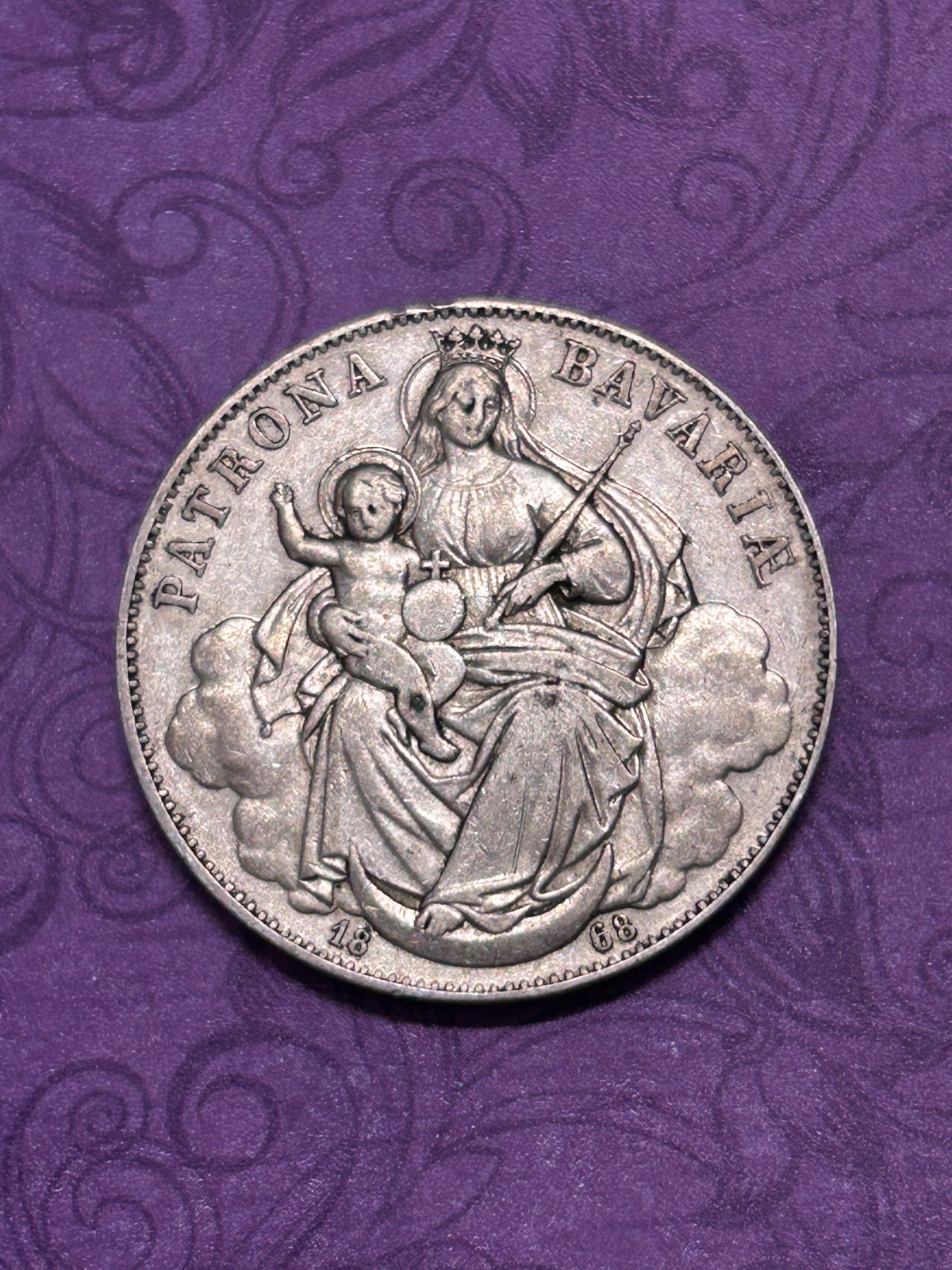 1868 Bavarian Madonna Thaler