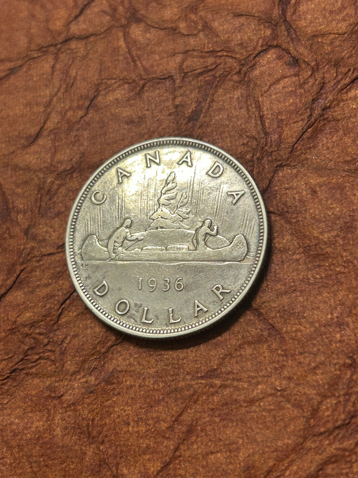 1937 George V Canoe Dollar