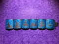 Sterling Silver Blue Enamel Bracelet From Siam