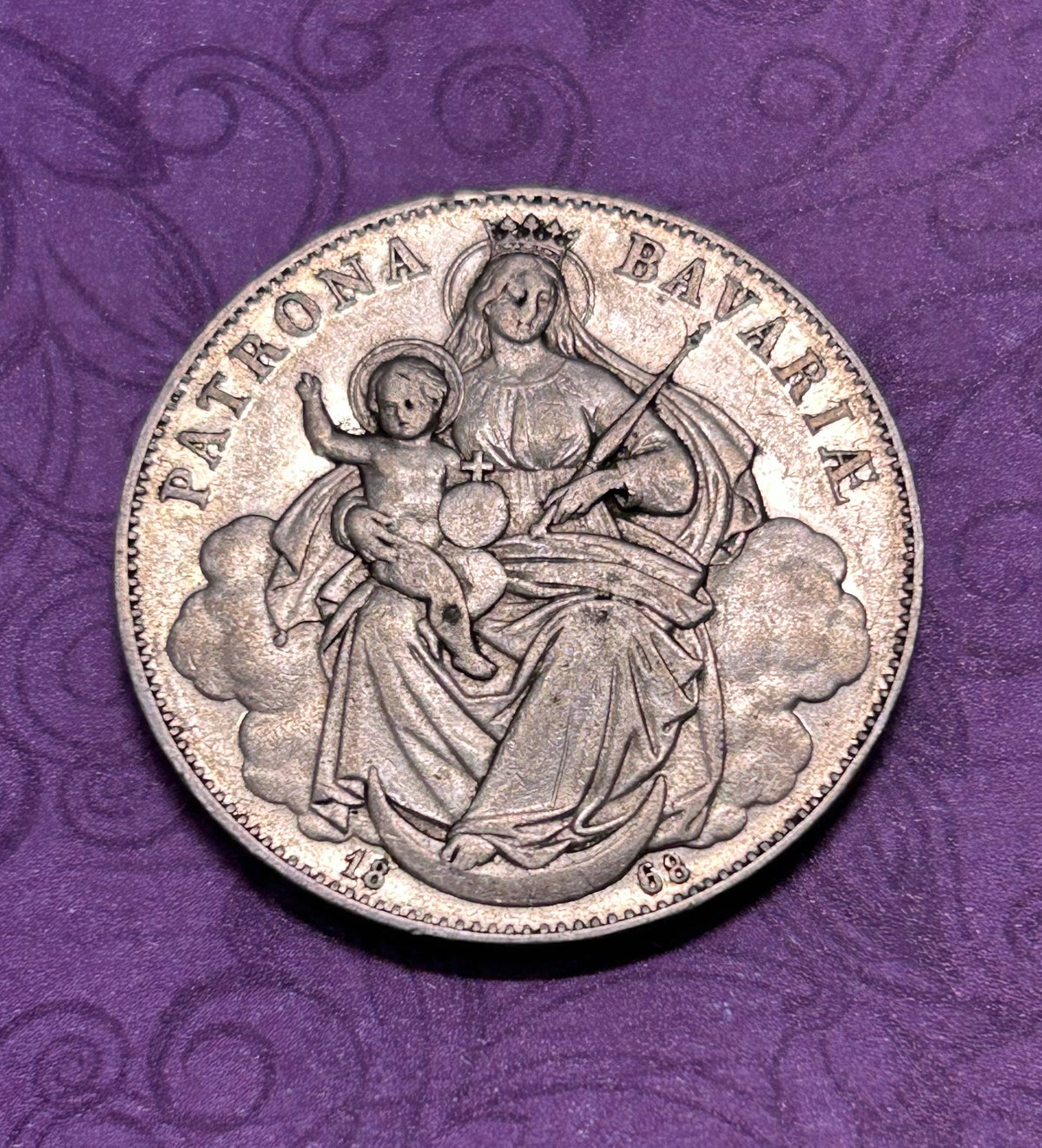 1868 Bavarian Madonna Thaler