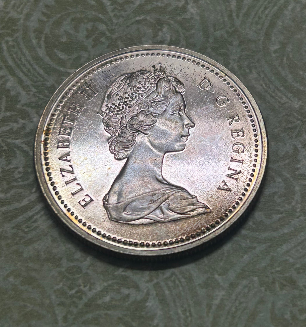 1971 British Columbia Centennial Canadian Silver Dollar