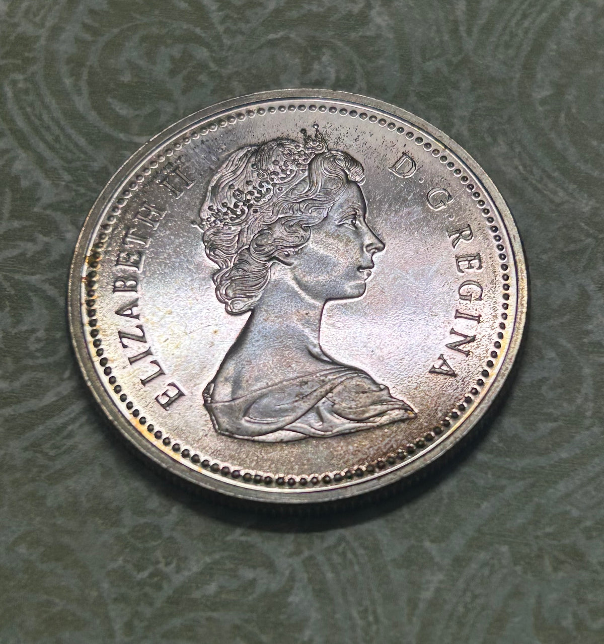 1971 British Columbia Centennial Canadian Silver Dollar