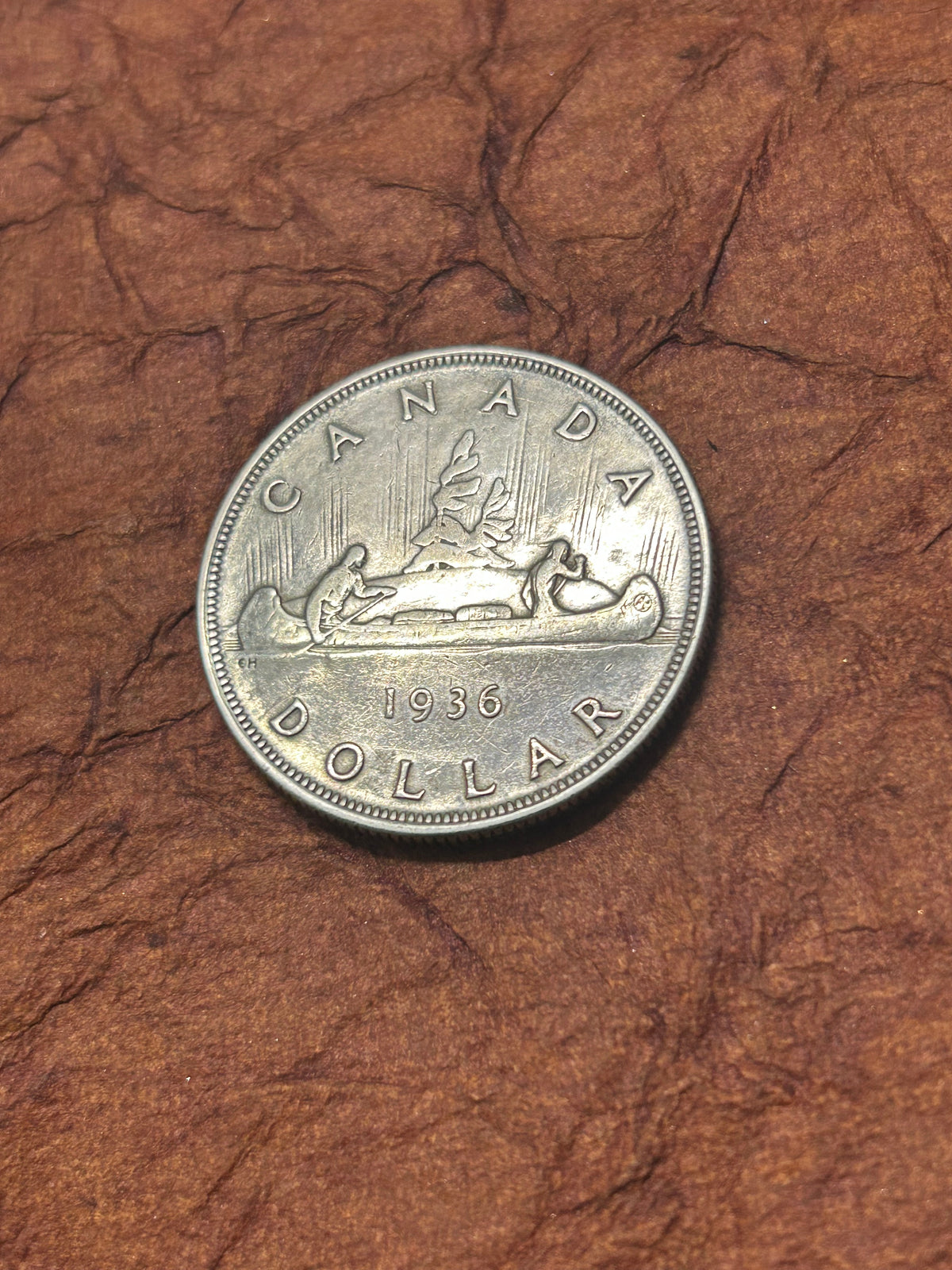 1937 George V Canoe Dollar