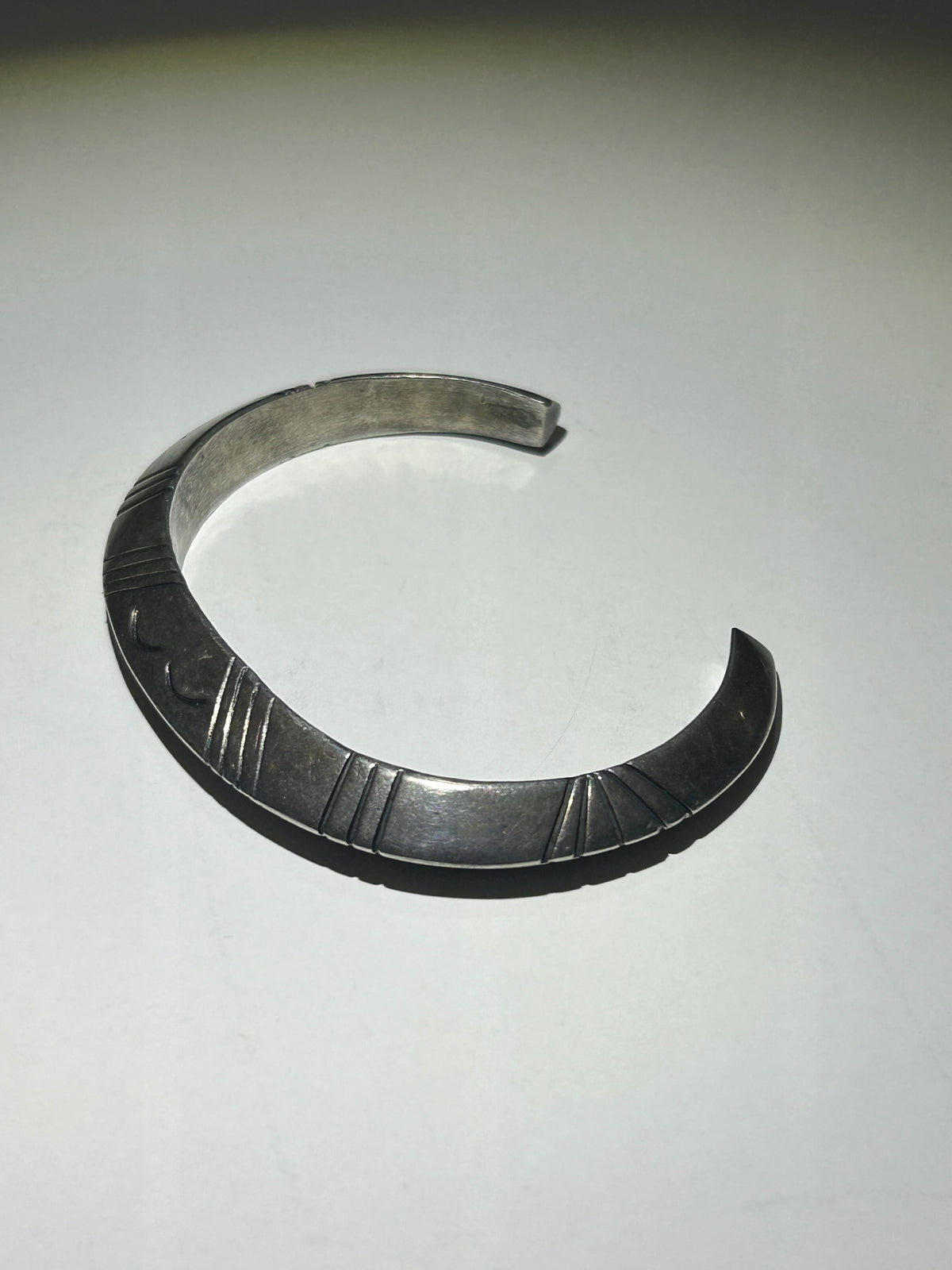 Sterling Silver Native Cuff By D.Begay
