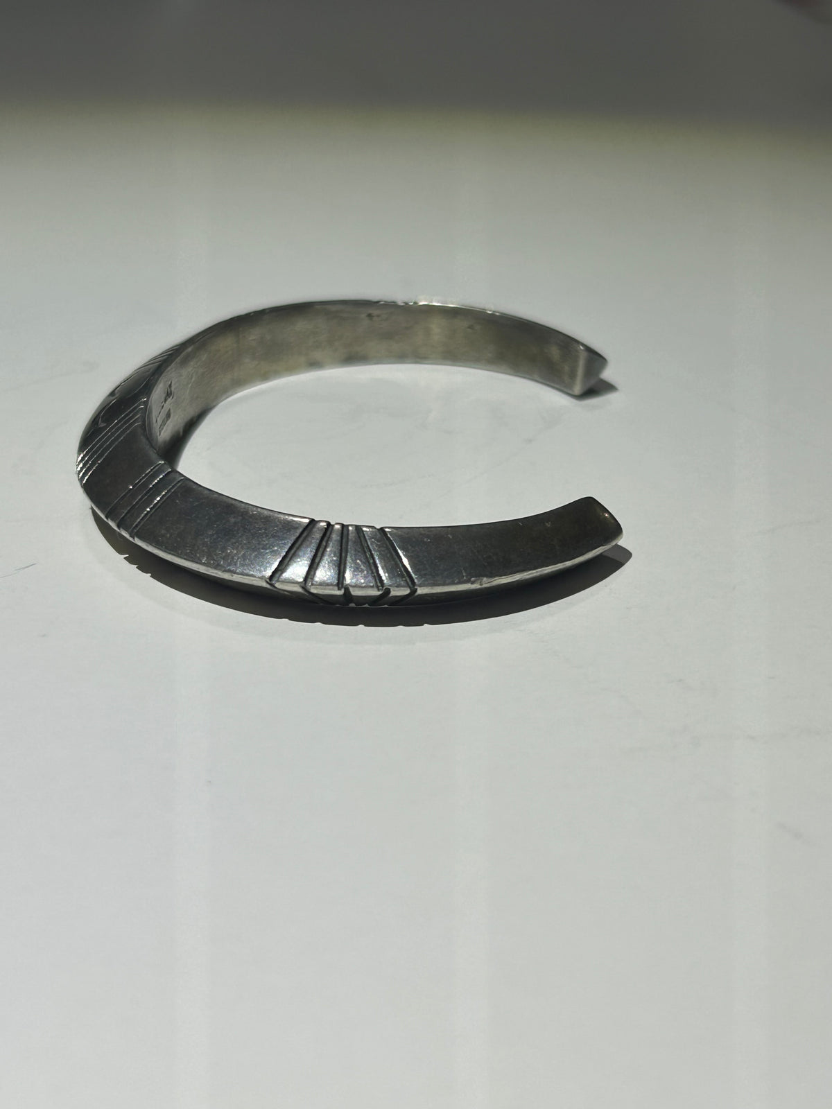Sterling Silver Native Cuff By D.Begay