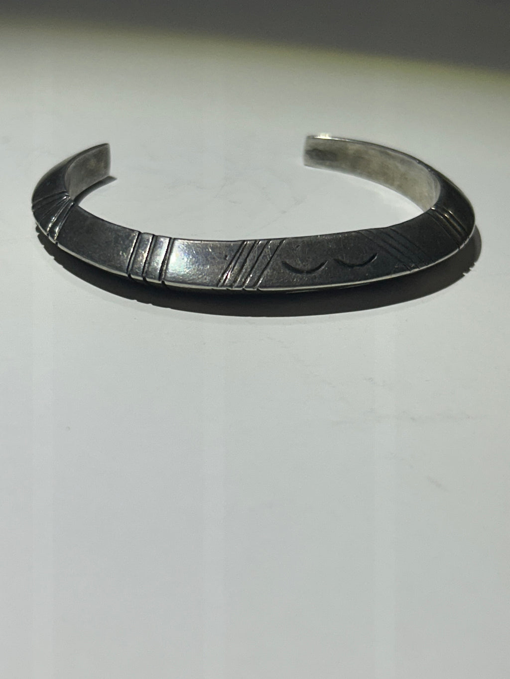 Sterling Silver Native Cuff By D.Begay